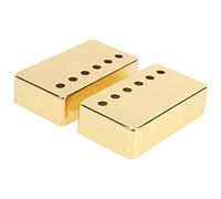 Alomejor Guscio Pickup per Chitarra Elettrica, Materiale in Nichel, Coperture Pickup da 50 Mm e 52 Mm per Chitarre, Ideale per Chitarristi e Appassionati (GOLD)