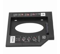 Alomejor HDD Bay Convertitore Universale da 9,5 Mm per L'installazione del 2° HDD SSD Nello Slot CD DVD del Laptop per Spazio di Archiviazione Aggiuntivo 1 X Bay
