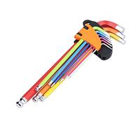 Alomejor Hex Wrench Set, 1.5-10mm Chrome Vanadium Steel