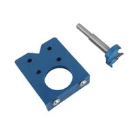 Alomejor Hinge Hole Opener 35mm Durable Drill Guide | Materiale plastico ABS, design portatile, rotore in lega affilato, adatto al fai-da-te