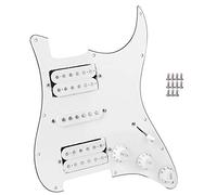 Alomejor Il Battibecco della Chitarra Elettrica Humbucker Ha Preceduto lo Standard Statunitense (WHITE)