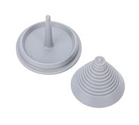 Alomejor Il Bilanciatore della Lama del Tosaerba Testa in Modo Efficiente L'equilibrio per L'attrezzo da Giardino Esterno Materiale ABS Non Tossico Colore Grigio Dimensioni 1,97x2,36 Pollici