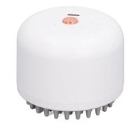Alomejor Il Massaggiatore Elettrico per Animali Domestici Favorisce Il Rilassamento, Versatile Massaggiatore per la Testa del Gatto per gli Amici Pelosi, ABS Resistente, TPR, 7,5 X 7,5 X 6, Cm (WHITE)