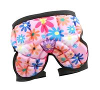 Alomejor Imbottitura protettiva per fianchi, resistente agli urti, colore rosso