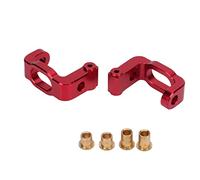 Alomejor In Alluminio in Metallo Aley Anteriore C Hub Hub Guster Aggiornamento Blocco Blocco Pezzi di Aggiornamento per LC Racing Ptg 2 1/10 Rc Auto, Durata, Luce Rc Anteriore CC Carier per (Rosso)