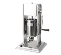 Alomejor Insaccatrice Manuale per Salsicce da 3 Litri Efficiente in Acciaio Inossidabile Macchina per Salsicce a 2 velocità per Uso Domestico e Commerciale