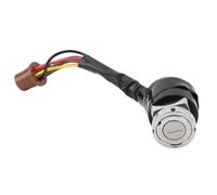 Alomejor Interruttore a Chiave di Accensione con Cablaggio Interruttore di Accensione e Chiavi in metallo ABS 6 Fili Sostituzione Diretta OEM 35100 098 672 per CT70 Trail 70 Dal 1972 Al 1976