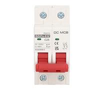 Alomejor Interruttore Automatico Modulare CC 25 A 1000 V con Intervento Elettromagnetico per Sistemi di Energia Solare e Apparecchiature Marine
