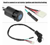 Alomejor Interruttore di Accensione Adatto per TRX400EX 400EX, Accendi il Cerchio Principale dei Motociclisti della Bobina di Accensione o spento.