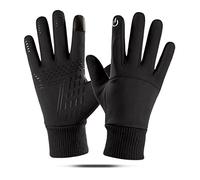 Alomejor Invernali Impermeabili con Touch Screen, Isolati con Intere per Ciclismo, Escursionismo, Corsa, Uomo, Donna, 1 Paio (XL) (XL)