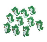 Alomejor Iron Patches for DIY Craft Projects, 10pcs Cotton Material | Facile applicazione, ideale per riparare indumenti, da utilizzare su giacche, borse e altro