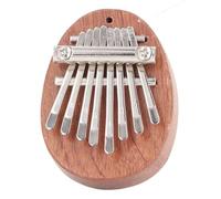 Alomejor Kalimba a 8 Tasti, Strumento Musicale Portatile con Mini Dita per Pianoforte a Pollice con Tasti in Acciaio Legato e Corda Sospesa, per Principianti, Bambini, Adulti, Regalo per