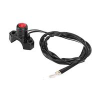 Alomejor Kill Switch, Interruttore di Arresto Avviamento Motore in Alluminio CNC, Cuffia in Gomma Sigillata, Misura Universale per Manubrio da 22 Mm (Tipo B)