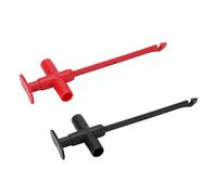 Alomejor Kit Cavi per Test Automobilistici Sonde per Test Multimetro Professionali per il Rilevamento della Tensione Nei Veicoli - PA Resistente e Acciaio Inossidabile - Set da 2 Pezzi