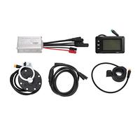 Alomejor Kit Controller Motore Bici Elettrica, 36 V 48 V con Pannello GD01 Cavo da 1 a 2 Kit Conversione Bici Elettrica