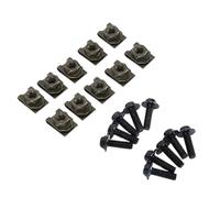 Alomejor Kit Dado per Motociclisti/supporto per Moto Universali, Tessuti di Fissaggio Resistenti per lo Scambio di Inventario, Lucentezza Durevole, Installazione Semplice (BLACK)