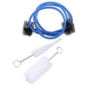 Alomejor Kit di Pulizia per Tromba, 3 Pezzi Spazzola per Bocchino a Tromba Spazzolino per Valvole Pennello Flessibile per Manutenzione dello Strumento Musicali