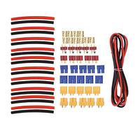 Alomejor Kit di Riparazione Batteria Al Litio RC, Cavo in Silicone 14AWG e Adattatori XT60 con Spina a T per Riparazione Batteria Lipo RC ESC