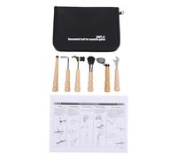 Alomejor Kit di Strumenti per Riparazione Chitarra, Avvolgitore per Corde Martello Multifunzionale, Spazzola per Polvere, Regolatore per Truss Rod con Rimozione Perno del Ponte, per