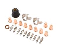 Alomejor Kit Elettrodo Punta IPT40, Set Elettrodi Punta per Torcia per Taglio per CUT 55DS Pro, Taglierina Al CUT 65DS, Ottone in Lega di Zinco Acciaio Inossidabile