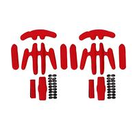 Alomejor Kit Imbottitura per Casco da Bici, Cuscinetti in Schiuma di Ricambio per Bicicletta con Fodera per Casco da Bici con Gancio e Passante per la Guida in Bicicletta