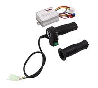 Alomejor Kit Impugnatura Acceleratore Regolatore di velocità Ebike, Controller Motore Spazzola 36V 500W con Impugnatura Acceleratore Set per Bici Elettrica
