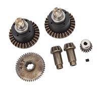 Alomejor Kit Ingranaggi Motore per Auto RC, Realizzato in Acciaio Metallurgico Alle Polveri di Nylon per Elevata Resistenza e Lunga Durata, con Efficiente di Trasmissione di Potenza,