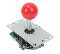 Alomejor Kit Joystick USB Fai-da-te Controller Stick Plug and Play di Lunga Durata per Fan dei Videogiochi Classici ABS in Metallo (rosso)