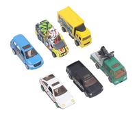 Alomejor Kit Modello di Auto in Lega 1:64, Set di Giocattoli per Veicoli Realistici Squisiti con Parti Mobili, per la Collezione di Appassionati di Auto per Bambini