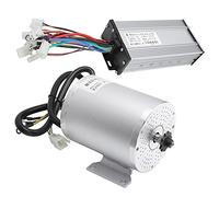 Alomejor Kit Motore CC Senza Spazzole 48V 2000W, Corpo in Lega di Alluminio con Bobina Interamente in Rame, per Scooter Bici Elettriche Ciclomotori Mini Bici Fuoristrada