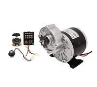Alomejor Kit Motore per Bicicletta Elettrica 12V 350W, Motore CC in Lega di Alluminio con Controller a Basso Rumore e Manopola di velocità, per Conversione Bici Scooter Elettrico