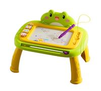 Alomejor Lavagna da Disegno Magnetica, Lavagna per Scarabocchi Cancellabile per Bambini Piccoli con Penna Attaccata, Migliora L'immaginazione per Bambini dai 3 Anni in su (Green)