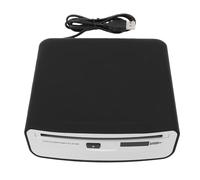 Alomejor Lettore CD per Auto Portatile Design Compatto Antiurto con Funzione di Ripresa per L'intrattenimento del Veicolo 155x150x40mm