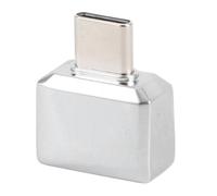 Alomejor Lettore di Impronte Digitali USB C, Scanner Biometrico in Lega di Zinco per un Rapido Accesso a Hello e un Accesso Ai File su PC e Laptop