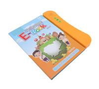 Alomejor Libro Audio Interattivo Sonoro Giocattolo Educativo Trilingue | ABS Libro Educativo con Alfabeto Numeri Forme Colori, Tocca per Ascoltare Vocabolario su Frutta Verdura Animali Veicoli