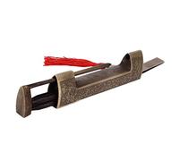 Alomejor Lucchetto Cinese Antico retrò in Ottone per Armadietti di Scatole Regalo, Serratura Orizzontale con Modello Classico Resistente per Oggetti da Collezione, 5,4 X 1,6 X 0,8 Pollici