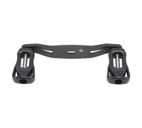 Alomejor Maniglia per Mulinello da Pesca, Accessorio in Fibra di Carbonio per Mulinelli da Traina e Baitcasting, Manovella Leggera per Pescatori e Appassionati di Pesca (85 mm)