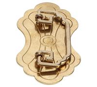 Alomejor Maniglie per Cassetti Antichi in Ottone Vintage in Stile Cinese per Hardware Domestico 5x2,8 Pollici (Colore ottone)