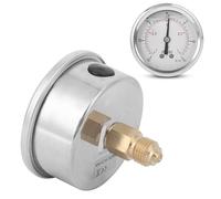 Alomejor Manometro con Elevata stabilità e Durata per la Misurazione del Vuoto con Riempimento D'olio Nell'industria Chimica Diametro 68 Mm