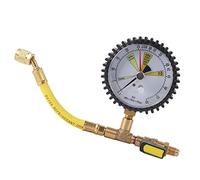 Alomejor Manometro per Test Condizionamento Aria | Alta qualità, design della valvola sferica, compatibile con R134a, R22, R407C