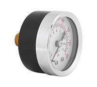 Alomejor Manometro, Quadrante da 4 Cm per Letture Facili | Custodia esterna in metallo, doppia scala per bar/psi, dimensione mini per la portabilità