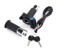 Alomejor Manopola Acceleratore per Bici Elettriche e Scooter - Display LED, Controllo Semplice, Design Elegante, Compatibile con Modelli Multipli, Facile Installazione