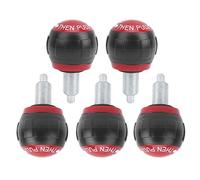 Alomejor Manopola del Perno di Fitness Attrezzatura da Esercitazione Manopola della Macchina 5pc 5pcs Manico di Cartone Sintetico Design Sferico per Bici da Esercizio Attrezzatura Fitness