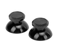 Alomejor Manopole Analogiche in Alluminio Stick Thumbsticks Accessori di Ricambio per Console di Gioco Portatili per un Migliore Controllo del Gioco (BLACK)