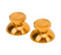 Alomejor Manopole Analogiche in Alluminio Stick Thumbsticks Accessori di Ricambio per Console di Gioco Portatili per un Migliore Controllo del Gioco (YELLOW)