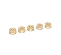 Alomejor Manopole per Chitarra Manopole per Cappello a Cilindro in Acrilico 5 Pezzi Foro Interno da 6 Mm con Scala da 0 a 10 Controllo del Tono del Volume Trasparente Sostituzione per Riparazione di