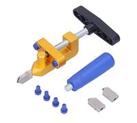 Alomejor Manual Glass Tile Cutter with Aluminum Alloy Handle | Lega di alluminio resistente, riduce l\'affaticamento del polso, facile da usare, ideale per progetti fai-da-te