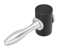 Alomejor Martello Artigianale in Pelle di Nylon, Strumento da Intaglio Durevole per Pellettieri professionisti. 1 Martello Artigianale in Pelle (Manico in alluminio a doppia estremità (vinile))