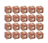 Alomejor Matematica più Meno Dieta in Plastica Materce Primimum per Poteri, 20pcs Operazioni Matematica Dadi di Calcolo Impostati per L'insegnamento Matematico (#2)