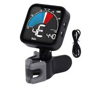 Alomejor Metonome del Sintonizzatore di Violino, Clip Professionale Sul Sintonizzatore Elettronico con Display HD 430 450Hz per Violino Viola Violoncello Principianti